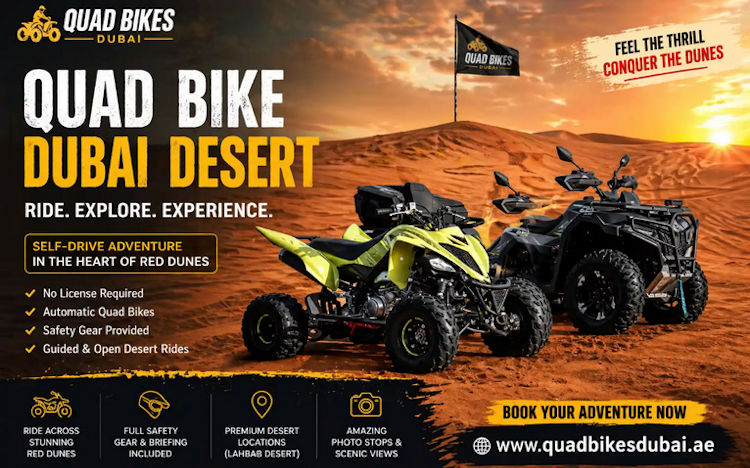 quad bikes Dubai desert